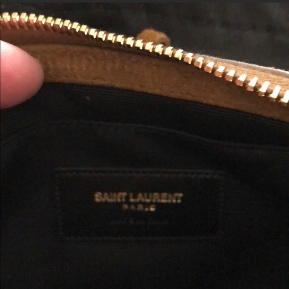 Yves Saint Laurent Fringe Crossbody In Suede - Picture 2 of 6